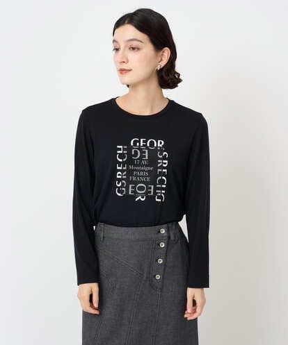 PHKAD16180 GEORGES RECH(小さいサイズ) ベア天竺ロゴプルオーバー