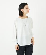 PHKAD17180 GEORGES RECH(小さいサイズ)(メゾン ドゥ サンク) ストレッチブラウソー ホワイト