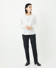 PHKAD17180 GEORGES RECH(小さいサイズ)(メゾン ドゥ サンク) ストレッチブラウソー ホワイト