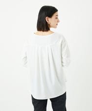 PHKAD17180 GEORGES RECH(小さいサイズ)(メゾン ドゥ サンク) ストレッチブラウソー ホワイト