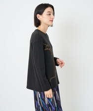 PHKAD23230 GEORGES RECH(小さいサイズ)(メゾン ドゥ サンク) ロゴポンチジャージープルオーバー グレー