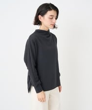 PHKAD30290 GEORGES RECH(小さいサイズ)(メゾン ドゥ サンク) [セットアップ対応]ボトルネックドルマンスリーブジャージーカットソー ダークグレー