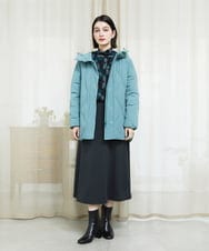 PHKAD38180 GEORGES RECH(小さいサイズ)(メゾン ドゥ サンク) [日本製]起毛ジャガードハイネックプルオーバー グリーン