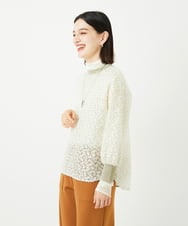 PHKAE57230 GEORGES RECH(小さいサイズ)(メゾン ドゥ サンク) フェザーチュールプルオーバー ブラック