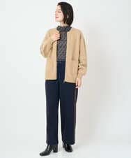 PHKAF80190 GEORGES RECH(小さいサイズ)(メゾン ドゥ サンク)  [日本製]シアーボトルネックロゴカットソー アイボリー