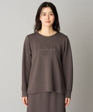 PHKAG11240 GEORGES RECH(小さいサイズ)(メゾン ドゥ サンク)  [セットアップ対応]ストレッチダンボールロゴプルオーバー ブラウン