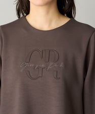 PHKAG11240 GEORGES RECH(小さいサイズ)(メゾン ドゥ サンク)  [セットアップ対応]ストレッチダンボールロゴプルオーバー ブラウン