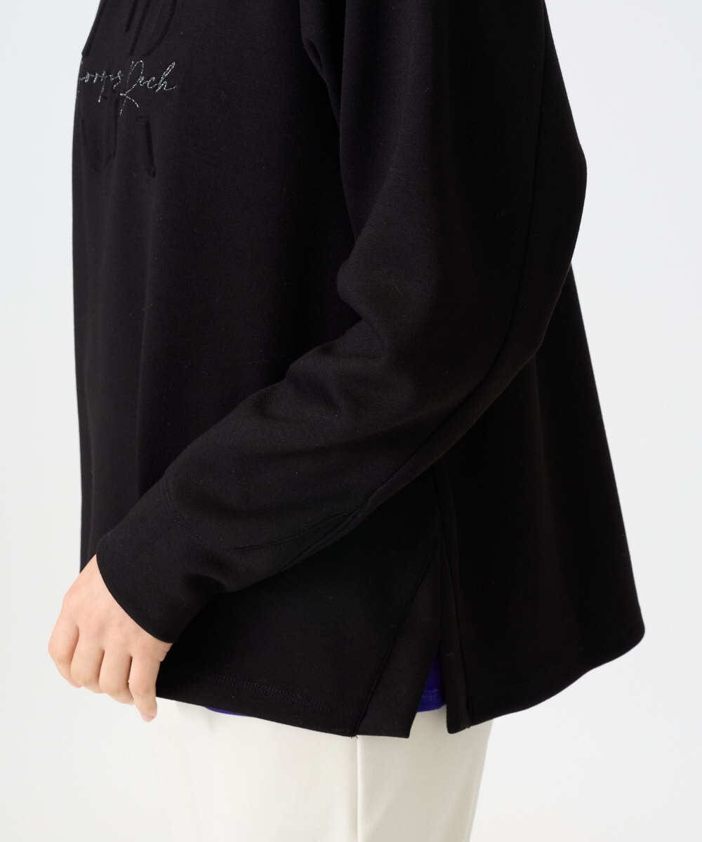 PHKAG11240 GEORGES RECH(小さいサイズ)(メゾン ドゥ サンク)  [セットアップ対応]ストレッチダンボールロゴプルオーバー ブラウン