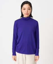 PHKAG26180 GEORGES RECH(小さいサイズ)(メゾン ドゥ サンク) ベアテンハイネックカットソー パープル