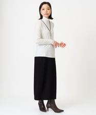 PHKAG26180 GEORGES RECH(小さいサイズ)(メゾン ドゥ サンク) ベアテンハイネックカットソー パープル