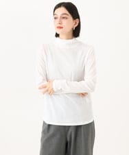 PHKAI07160 GEORGES RECH(小さいサイズ)(メゾン ドゥ サンク) シアーハイネックカットソー ブラック