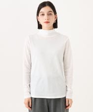 PHKAI07160 GEORGES RECH(小さいサイズ)(メゾン ドゥ サンク) シアーハイネックカットソー ブラック