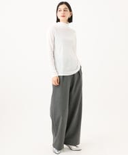 PHKAI07160 GEORGES RECH(小さいサイズ)(メゾン ドゥ サンク) シアーハイネックカットソー ブラック