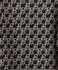 PHKAI08190 GEORGES RECH(小さいサイズ)(メゾン ドゥ サンク)  [日本製]モノグラムシアーハイネックカットソー ブラック