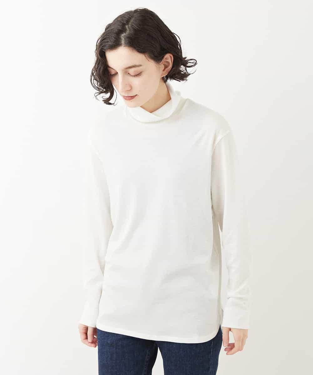 洗える】ベーシックタートルネックカットソー(カットソー・Tシャツ