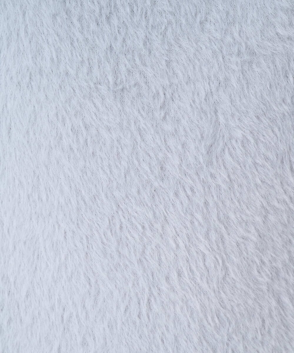 PHKCD60180 GEORGES RECH(小さいサイズ)(メゾン ドゥ サンク)  [日本製]ボトルネックフレンチスリーブテディベスト ライトブルー