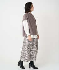 PHKCD60180 GEORGES RECH(小さいサイズ)(メゾン ドゥ サンク)  [日本製]ボトルネックフレンチスリーブテディベスト ライトブルー