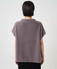 PHKCD60180 GEORGES RECH(小さいサイズ)(メゾン ドゥ サンク)  [日本製]ボトルネックフレンチスリーブテディベスト ベージュ