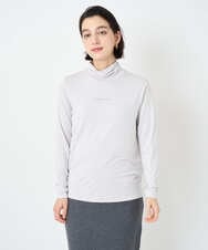 PHKCD63130 GEORGES RECH(小さいサイズ)(メゾン ドゥ サンク) ベアテンジャージーハイネックロゴカットソー ライトグレー