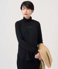 PHKCD63130 GEORGES RECH(小さいサイズ)(メゾン ドゥ サンク) ベアテンジャージーハイネックロゴカットソー ライトグレー