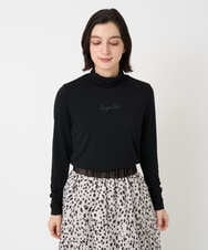 PHKCD63130 GEORGES RECH(小さいサイズ)(メゾン ドゥ サンク) ベアテンジャージーハイネックロゴカットソー ライトグレー