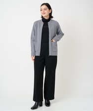 PHKCD63130 GEORGES RECH(小さいサイズ)(メゾン ドゥ サンク) ベアテンジャージーハイネックロゴカットソー ライトグレー