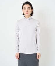 PHKCD63130 GEORGES RECH(小さいサイズ)(メゾン ドゥ サンク) ベアテンジャージーハイネックロゴカットソー ライトグレー