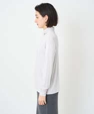 PHKCD63130 GEORGES RECH(小さいサイズ)(メゾン ドゥ サンク) ベアテンジャージーハイネックロゴカットソー ライトグレー