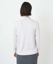 PHKCD63130 GEORGES RECH(小さいサイズ)(メゾン ドゥ サンク) ベアテンジャージーハイネックロゴカットソー ライトグレー