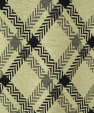 PHKCE72150 GEORGES RECH(小さいサイズ)(メゾン ドゥ サンク) へリンボンラインジャガードハイネックカットソー ブラック