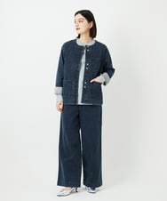 PHKEE09250 GEORGES RECH(小さいサイズ)(メゾン ドゥ サンク) ラメニットテープロゴ刺繍プルオーバー ホワイト