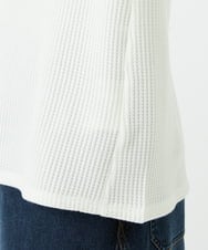 PHKEE09250 GEORGES RECH(小さいサイズ)(メゾン ドゥ サンク) ラメニットテープロゴ刺繍プルオーバー ホワイト