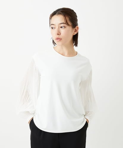 PHKEE24230  袖プリーツジャージプルオーバー