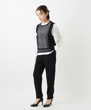 PHKEE24230 GEORGES RECH(小さいサイズ)(メゾン ドゥ サンク) プリーツスリーブジャージープルオーバー ホワイト