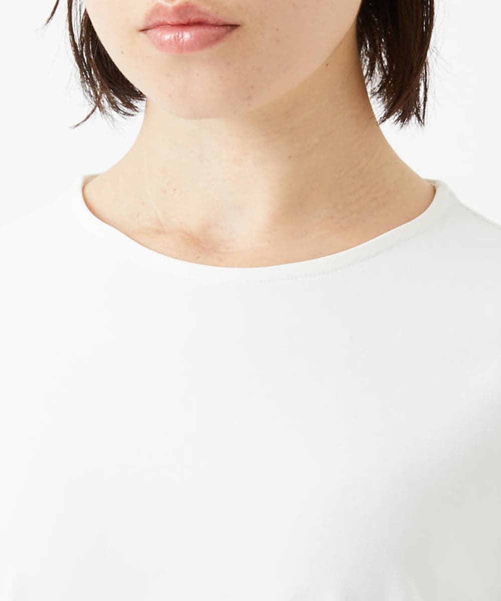 PHKEE24230 GEORGES RECH(小さいサイズ)(メゾン ドゥ サンク) 袖プリーツジャージプルオーバー ホワイト