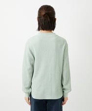 PHKEE27180 GEORGES RECH(小さいサイズ)(メゾン ドゥ サンク) ジャカードボトルネックジャージープルオーバー グリーン