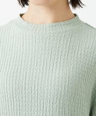 PHKEE27180 GEORGES RECH(小さいサイズ)(メゾン ドゥ サンク) ジャカードボトルネックジャージープルオーバー グリーン