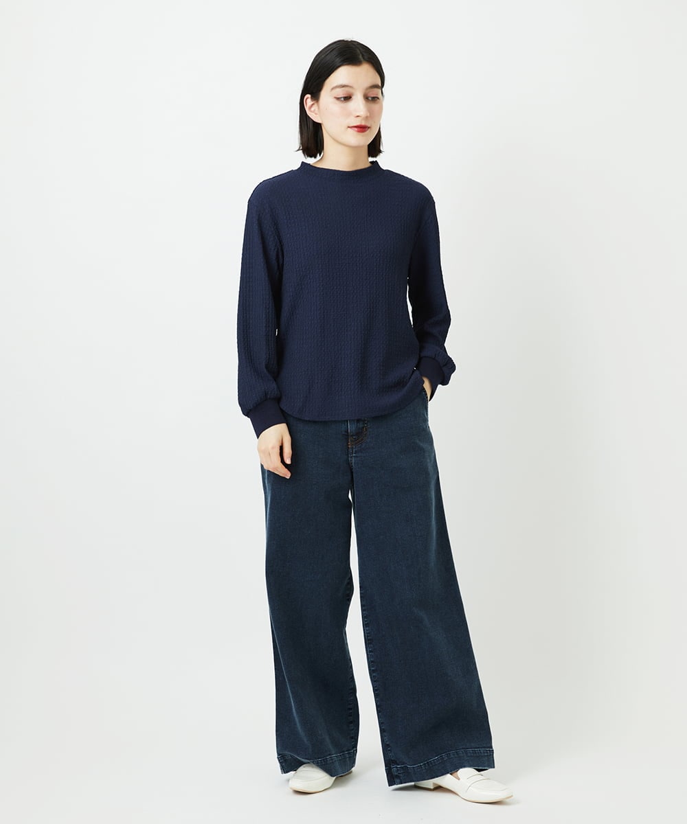 PHKEE27180 GEORGES RECH(小さいサイズ)(メゾン ドゥ サンク) ジャガードジャージプルオーバー グリーン