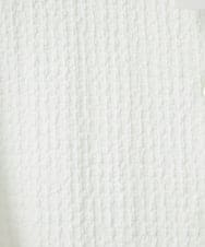 PHKEE37210 GEORGES RECH(小さいサイズ)(メゾン ドゥ サンク) ジャガードシャツ襟ジャージブラウス グリーン