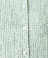 PHKEE37210 GEORGES RECH(小さいサイズ)(メゾン ドゥ サンク) ジャガードジャージブラウス グリーン