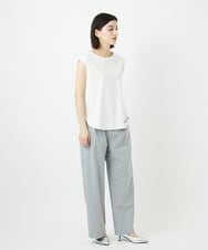 PHKEE46110 GEORGES RECH(小さいサイズ)(メゾン ドゥ サンク) ロゴ入りフレンチタンクトップ ホワイト