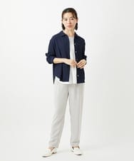 PHKEE46110 GEORGES RECH(小さいサイズ)(メゾン ドゥ サンク) ロゴ刺繍フレンチスリーブカットソー ホワイト