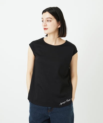 PHKEE46110 GEORGES RECH(小さいサイズ) ロゴ入りフレンチタンクトップ