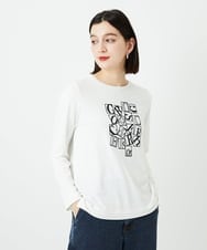 PHKEF14150 GEORGES RECH(小さいサイズ)(メゾン ドゥ サンク) ベア天竺ロゴプルオーバー ホワイト