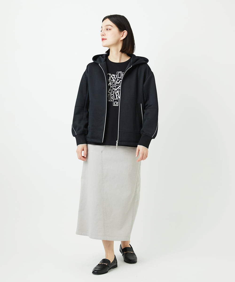 PHKEF14150 GEORGES RECH(小さいサイズ)(メゾン ドゥ サンク) ベアテンロゴ刺繍カットソー ホワイト