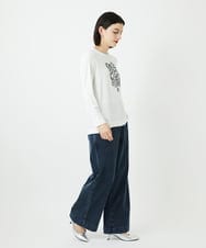 PHKEF14150 GEORGES RECH(小さいサイズ)(メゾン ドゥ サンク) ベアテンロゴ刺繍カットソー ホワイト