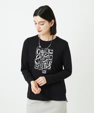 PHKEF14150 GEORGES RECH(小さいサイズ)(メゾン ドゥ サンク) ベアテンロゴ刺繍カットソー ホワイト