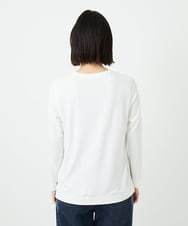 PHKEF14150 GEORGES RECH(小さいサイズ)(メゾン ドゥ サンク) ベア天竺ロゴプルオーバー ホワイト