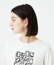 PHKEF14150 GEORGES RECH(小さいサイズ)(メゾン ドゥ サンク) ベア天竺ロゴプルオーバー ホワイト