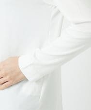 PHKEF14150 GEORGES RECH(小さいサイズ)(メゾン ドゥ サンク) ベアテンロゴ刺繍カットソー ホワイト